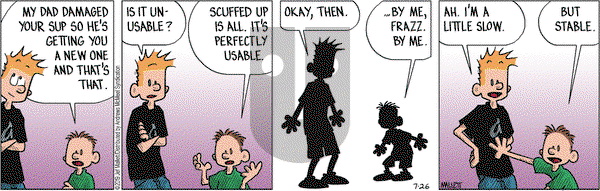 Frazz on Friday July 26, 2019 Comic Strip