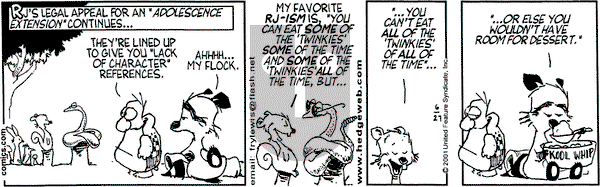 Over the Hedge on Wednesday June 27, 2001 Comic Strip