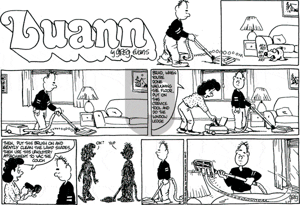 Luann on Monday March 4, 1996 Comic Strip