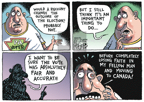 Rob Rogers on Monday December 5, 2016 Comic Strip