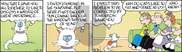 Drabble on Monday January 15, 2018 Comic Strip