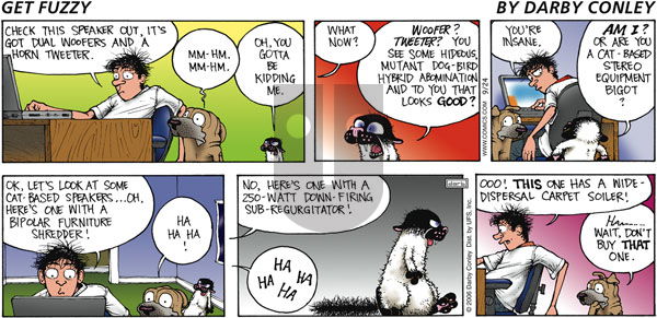 Get Fuzzy on Sunday September 24, 2006 Comic Strip