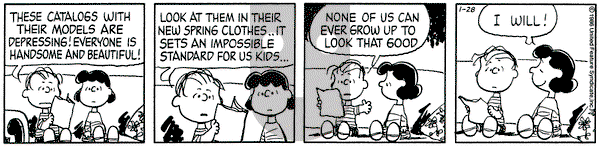 Peanuts on Tuesday January 28, 1986 Comic Strip