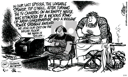 Pat Oliphant on Friday May 18, 1984 Comic Strip