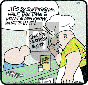 Ziggy on Friday March 10, 2017 Comic Strip