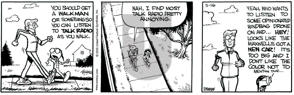 Grand Avenue on Monday May 16, 2005 Comic Strip