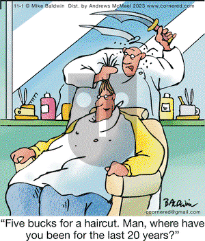 Cornered - Wednesday November 1, 2023 Comic Strip
