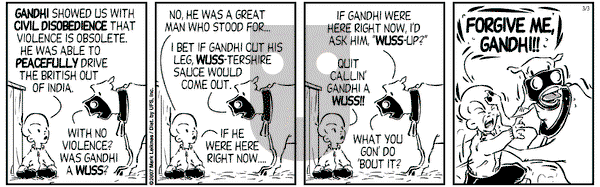 Cow and Boy Classics on Saturday March 3, 2007 Comic Strip