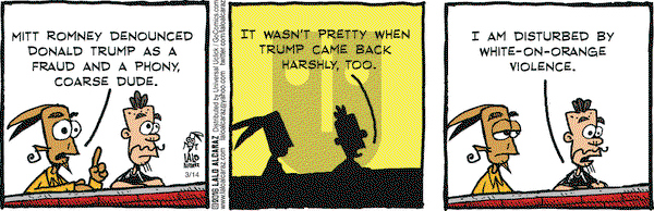La Cucaracha on Monday March 14, 2016 Comic Strip