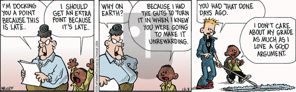 Frazz on Monday December 8, 2014 Comic Strip