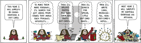 Cathy Classics on Tuesday December 8, 2009 Comic Strip