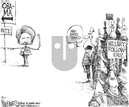 Matt Davies on Tuesday August 26, 2008 Comic Strip