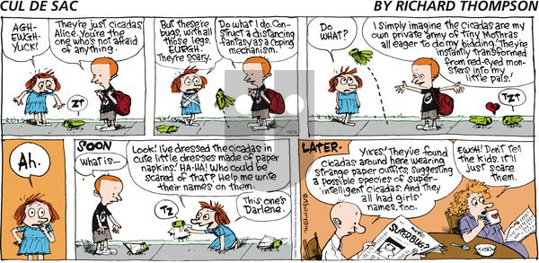 Cul de Sac on Sunday October 15, 2017 Comic Strip