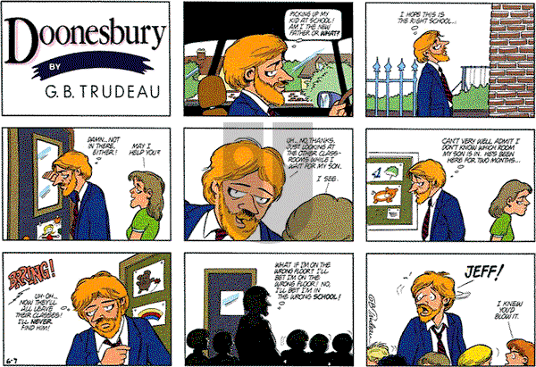 Doonesbury on Sunday June 7, 1992 Comic Strip