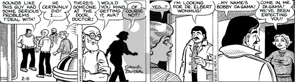 Alley Oop on Thursday February 8, 2001 Comic Strip