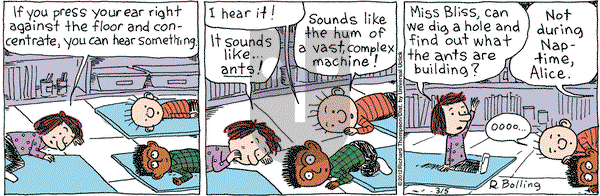 Cul de Sac on Monday March 5, 2012 Comic Strip