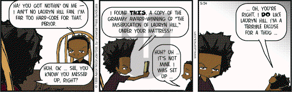 The Boondocks on Wednesday May 24, 2006 Comic Strip