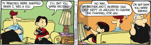 The Buckets on Tuesday July 12, 2011 Comic Strip