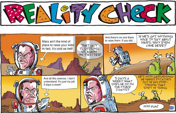Reality Check on Sunday May 23, 2021 Comic Strip