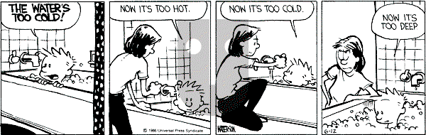 Calvin and Hobbes - Thursday June 12, 1986 Comic Strip