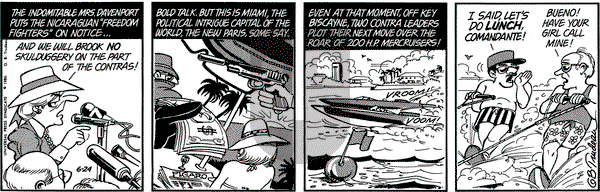 Doonesbury on Tuesday June 24, 1986 Comic Strip