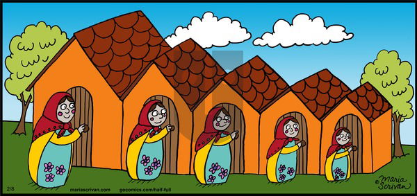 Half Full on Sunday February 8, 2015 Comic Strip