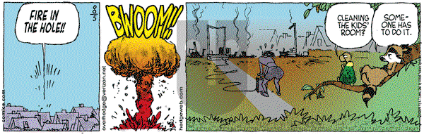 Over the Hedge on Saturday August 5, 2006 Comic Strip