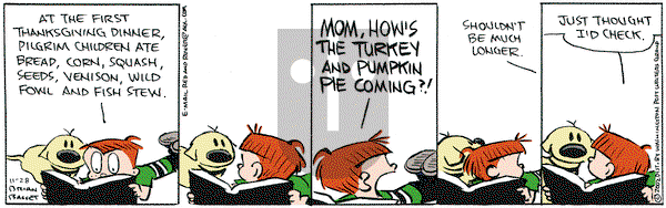 Red and Rover on Thursday November 28, 2002 Comic Strip