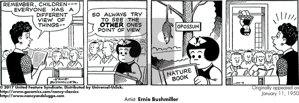 Nancy Classics on Wednesday January 11, 2017 Comic Strip