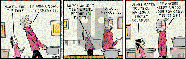 Grand Avenue on Wednesday November 26, 2025 Comic Strip