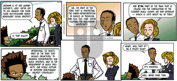 The Boondocks on Sunday April 22, 2007 Comic Strip
