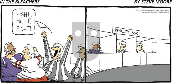 In the Bleachers on Sunday November 12, 2017 Comic Strip