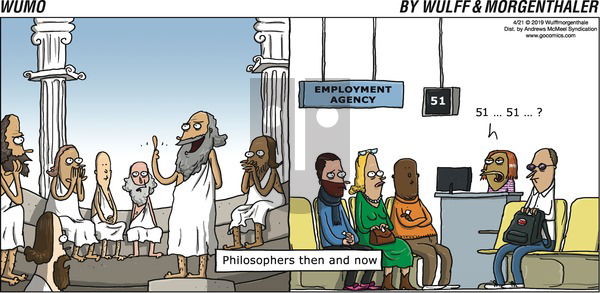 WuMo on Sunday April 21, 2019 Comic Strip