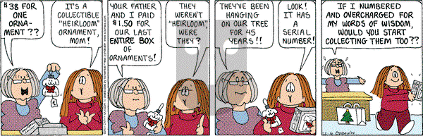 Cathy Classics on Thursday December 6, 2001 Comic Strip
