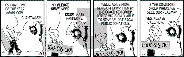 Cow and Boy Classics on Monday September 8, 2008 Comic Strip