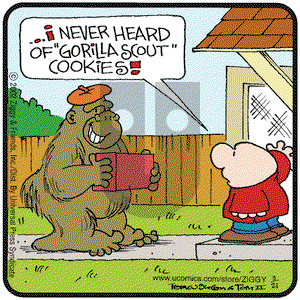 Ziggy on Saturday March 23, 2002 Comic Strip