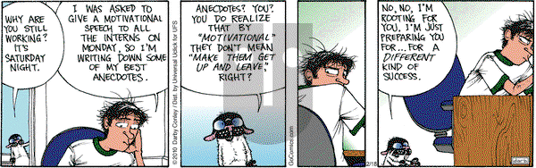 Get Fuzzy on Saturday February 18, 2012 Comic Strip