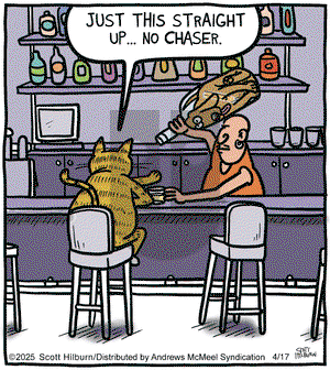 The Argyle Sweater on Thursday April 17, 2025 Comic Strip