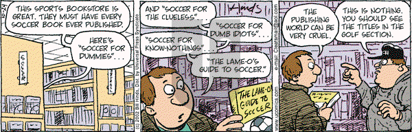 Cleats on Thursday October 24, 2002 Comic Strip