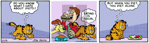 Garfield on Wednesday May 23, 1984 Comic Strip