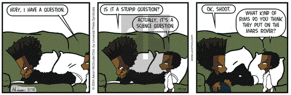 The Boondocks - Monday February 16, 2004 Comic Strip