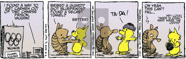 Prickly City on Friday August 15, 2008 Comic Strip