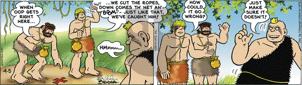 Alley Oop on Saturday April 5, 2014 Comic Strip