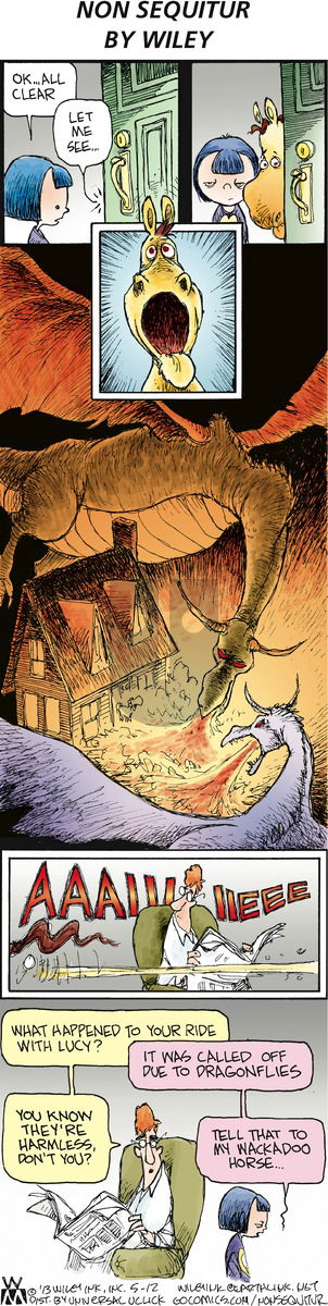 Non Sequitur on Sunday May 12, 2013 Comic Strip