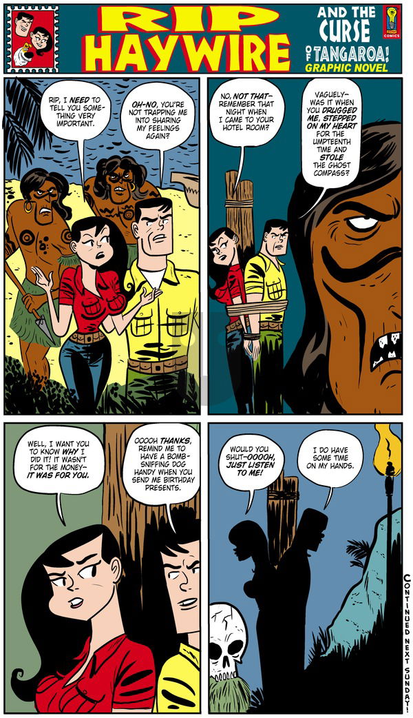 Rip Haywire on Sunday January 19, 2014 Comic Strip