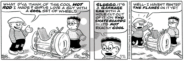 Nancy on Thursday August 11, 2005 Comic Strip