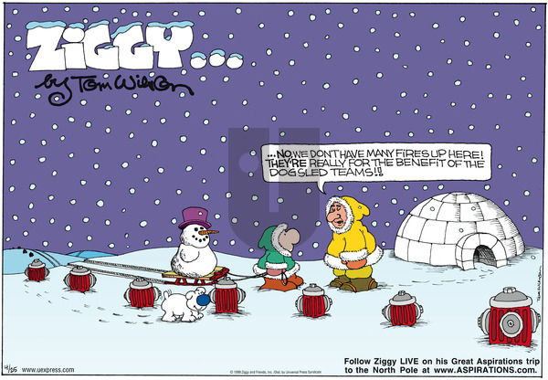 Ziggy on Sunday April 25, 1999 Comic Strip