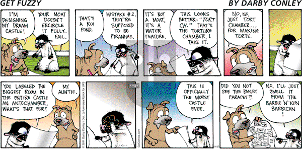 Get Fuzzy on Sunday November 27, 2011 Comic Strip