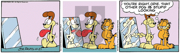 Garfield on Tuesday October 21, 2008 Comic Strip