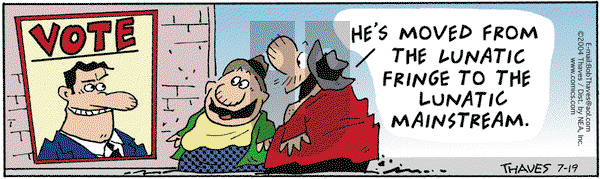 Frank and Ernest on Monday July 19, 2004 Comic Strip